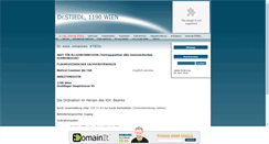 Desktop Screenshot of dr-stiedl.com