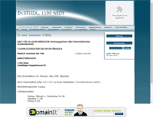 Tablet Screenshot of dr-stiedl.com